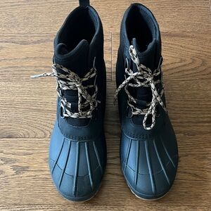 Women’s Tiffy Black Duck Boots.